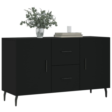 Dulap, negru, 100x36x60 cm, lemn compozit - Img 3