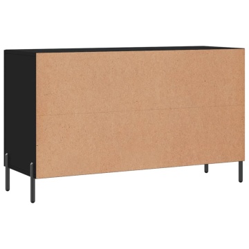 Dulap, negru, 100x36x60 cm, lemn compozit - Img 7