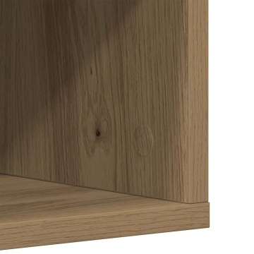 Dulap Pantofi Artisan Stejar 54x34x183 cm Lemn prelucrat - Img 7