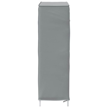 Dulap pantofi gri 60,5x30x97 cm țesătură nețesă - Img 7