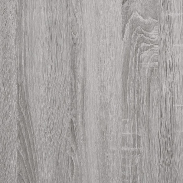 Dulap pentru discuri gri sonoma, 100x38x48 cm, lemn prelucrat - Img 6