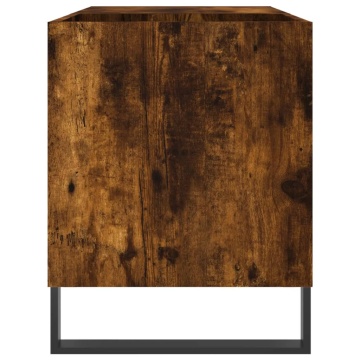 Dulap pentru discuri stejar afumat 85x38x48 cm lemn prelucrat - Img 8