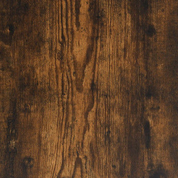 Dulap pentru discuri stejar afumat 85x38x48 cm lemn prelucrat - Img 7