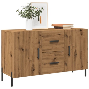 Dulap, stejar artizanal, 100x36x60 cm, lemn prelucrat - Img 1