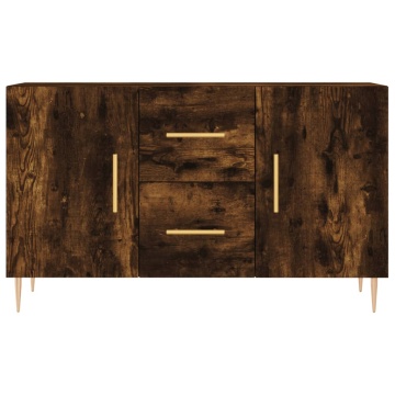 Dulap, stejar fumuriu, 100x36x60 cm, lemn compozit - Img 5