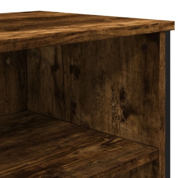 Dulap, stejar fumuriu, 101x35,5x74,5 cm, lemn prelucrat - Img 6
