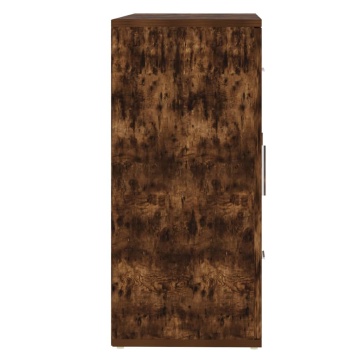 Dulap, stejar fumuriu, 91x29,5x65 cm, lemn compozit - Img 6