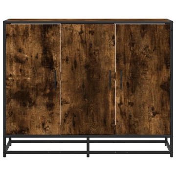 Dulap, stejar fumuriu, 94x35x76 cm, lemn prelucrat - Img 4