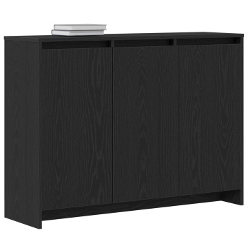 Dulap, stejar negru, 102x33x75 cm, lemn prelucrat - Img 3