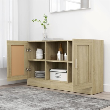 Dulap, stejar sonoma, 120x30,5x70 cm, lemn prelucrat - Img 3