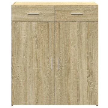 Dulap, stejar sonoma, 80x42,5x93 cm, lemn prelucrat - Img 4