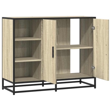 Dulap, stejar sonoma, 92x35x76 cm, lemn prelucrat - Img 6