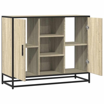 Dulap, stejar sonoma, 92x35x76 cm, lemn prelucrat - Img 6