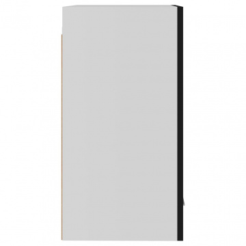 Dulap suspendat, negru, 39,5 x 31 x 60 cm, PAL - Img 7