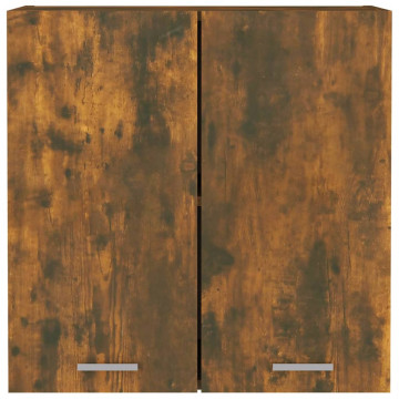 Dulap suspendat, stejar maro, 60x31x60 cm, lemn prelucrat - Img 8
