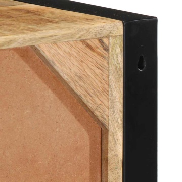 Dulap TV 80x30x25 cm lemn masiv de mango - Img 6