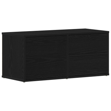 Dulap TV Artisan Stejar 80x34x35,5 cm Lemn prelucrat - Img 2