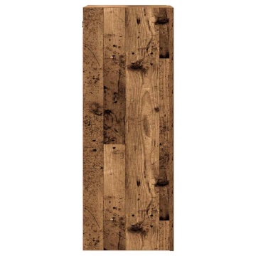 Dulap TV, lemn vechi, 30,5x30x90 cm, lemn prelucrat - Img 8