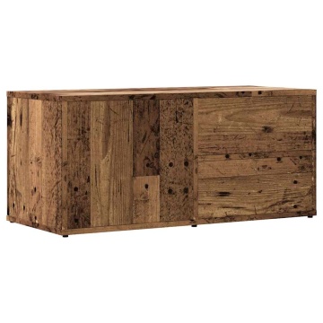 Dulap TV Lemn vechi 80x34x35,5 cm Lemn prelucrat - Img 2