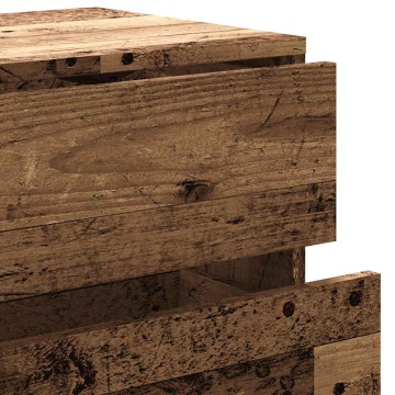 Dulap TV Lemn vechi 80x34x35,5 cm Lemn prelucrat - Img 6