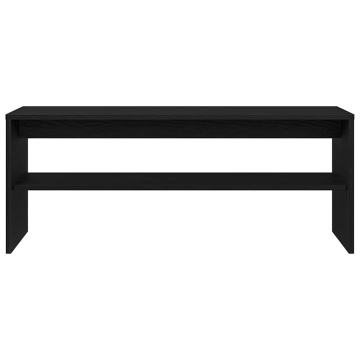 Dulap TV Stejar Negru 100x40x40 cm Lemn prelucrat - Img 8