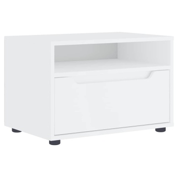 Dulap TV VISNES alb 60x40x38 cm lemn de prelucrare - Img 2