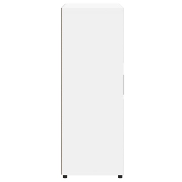 Dulapuri, 2 buc., alb, 60x31x84 cm, lemn prelucrat - Img 7