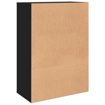 Dulapuri, 2 buc., negru, 60x31x84 cm, lemn prelucrat - Img 6