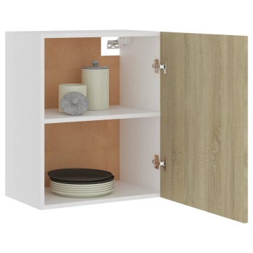 Dulapuri suspendate, 2 buc., stejar Sonoma, 50x31x60 cm, PAL - Img 4