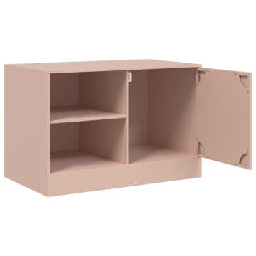 Dulapuri TV 2 buc Roz 67x39x44 cm Otel - Img 6