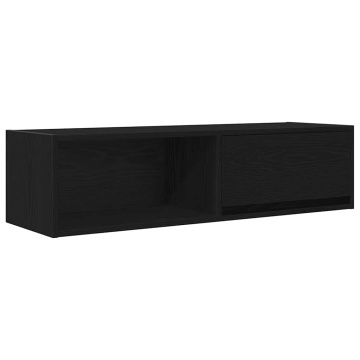 Dulapuri TV 2 buc Stejar negru 100x31x25,5 cm Lemn prelucrat - Img 5
