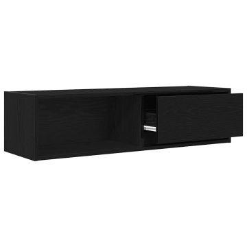 Dulapuri TV 2 buc Stejar negru 100x31x25,5 cm Lemn prelucrat - Img 8