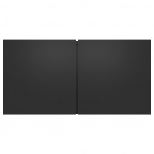 Dulapuri TV suspendate, negru, 60x30x30 cm - Img 4