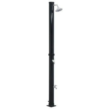 Duș solar, negru, 220 cm, 20 L - Img 2