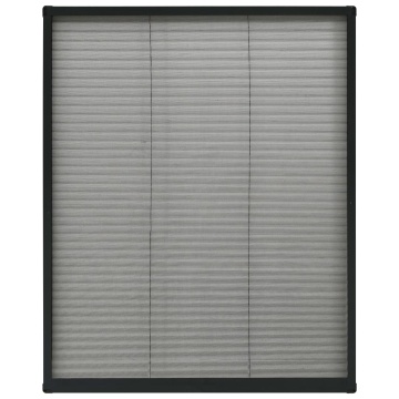 Ecran insecte pentru ferestre, antracit, 80x100 cm, aluminiu - Img 2