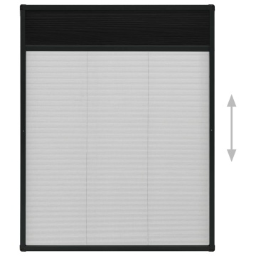 Ecran insecte pentru ferestre, antracit, 80x100 cm, aluminiu - Img 7
