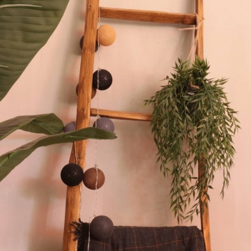Emerald Tufă suspendată de bambus artificial în ghiveci, 50 cm - Img 1