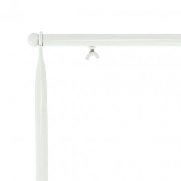 Esschert Design Tijă decorativă pentru masă, cu clemă, alb - Img 5