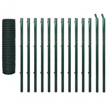 Euro gard, verde, 25 x 1,7 m, oțel - Img 2