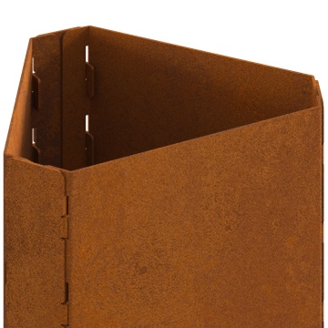 Focar cu coș 50x43x52 cm Oțel rezistent la intemperii - Img 4