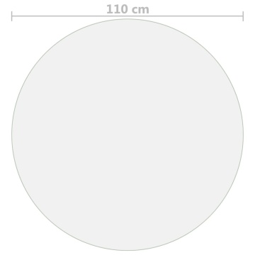 Folie de protecție masă, mat, Ø 110 cm, PVC, 2 mm - Img 5