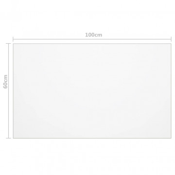 Folie de protecție masă, transparent, 100 x 60 cm, PVC, 1,6 mm - Img 5