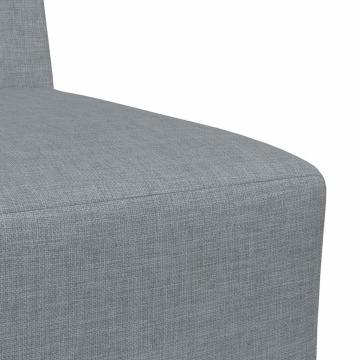 Fotoliu canapea, gri deschis, 55 cm, material textil - Img 6