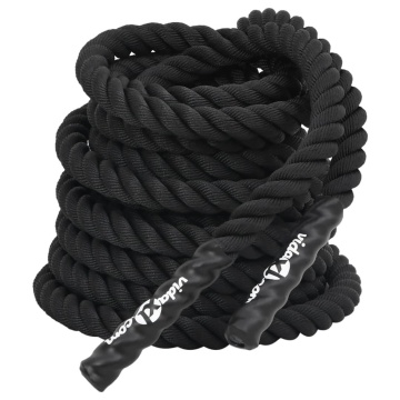 Frânghie de lucru, negru, 12 m, 9 kg, poliester - Img 2