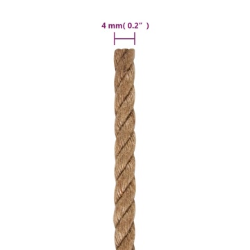 Funie de iută 50 m lungime, 4 mm grosime - Img 5