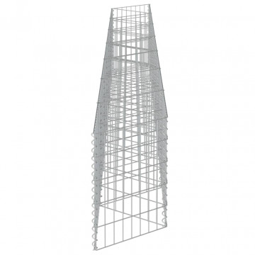 Gabion perete, oțel galvanizat, 450 x 30 x 50 cm - Img 5