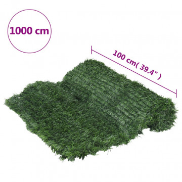 Gard cu iarbă artificială, verde, 1x10 m - Img 6