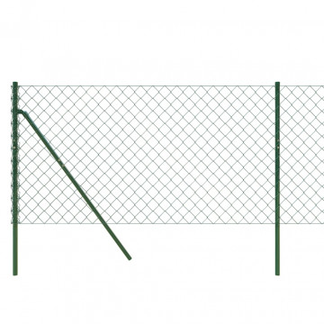 Gard de plasă de sârmă, verde, 1x25 m - Img 4