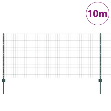Gard Euro cu 5 U Posturi Verde 1x10 m Oțel - Img 3
