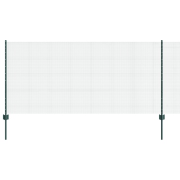 Gard Fier Sudat cu 22 U Posturi Verde 1x50 m Oțel - Img 2